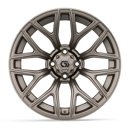 Monaco 16 inch GTW golf cart wheel - Matte Bronze