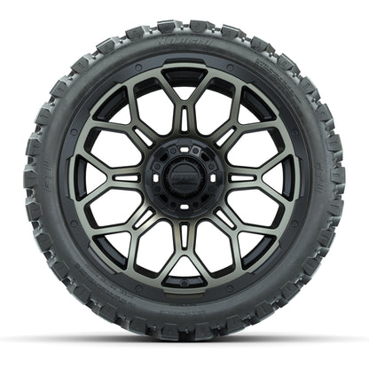 Set of (4) 15″ GTW Bravo Bronze Wheels with 23x10-R15 Nomad All-Terrain Tires