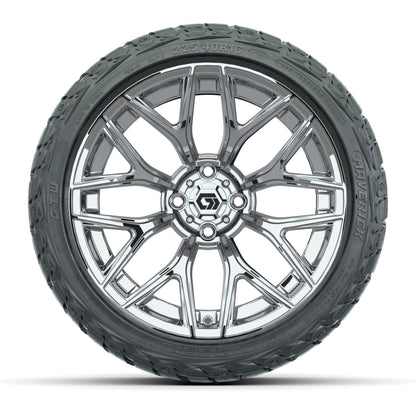 GTW Monaco Chrome 16 in Wheels with 225/40-R16 Maverick Hybrid Tires – Full Set