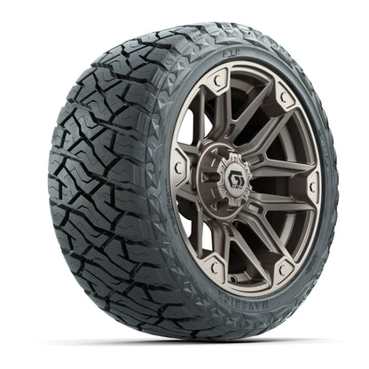 GTW Graffiti Satin Bronze/Black 14 in Wheels with 23x10.00-R14 Maverick All-Terrain Tires – Full Set