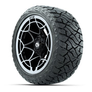 GTW Nexus Gloss Black 14 in Wheels with 23x10.00-R14 Maveric - 3/4 view