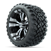 Set of (4) 14 in GTW Vampire Wheels with 23x10-14 GTW Nomad  - 3/4 view