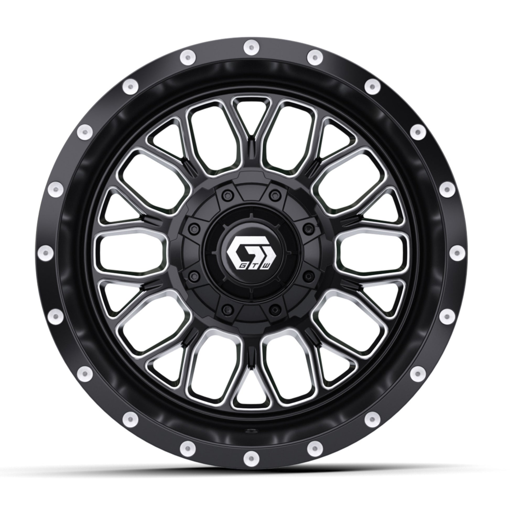 12″ GTW® Helix Black & Machined Wheel