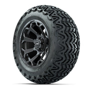 Set of (4) 14 in GTW Raven Wheels with 23x10-14 GTW Predator - 3/4 view