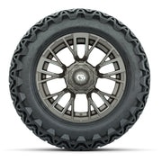 GTW® Vandal Satin Bronze/Machined 14 in Wheels with 23x10-14 - front view