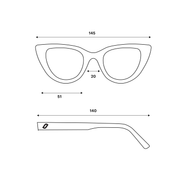 Evora - Womens Bio Acetate Sunglasses