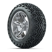 Set of (4) 14 in GTW Godfather Wheels with 23x10-14 GTW Pred - 3/4 view