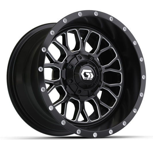 12″ GTW® Helix Black & Machined Wheel