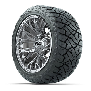 GTW Stellar Chrome 14 in Wheels with 23x10.00-R14 Maverick A - 3/4 view