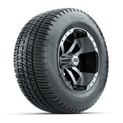 GTW Storm Trooper Black and Machined 10 in Wheels 18in Fusion Street Tires – Set of 4