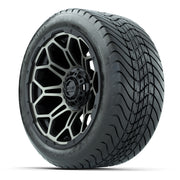 GTW Bravo Black/Bronze 14 in Wheels with 225/30-14 Mamba Str - 3/4 view