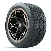 GTW Nexus Black/Bronze 14 in Wheels with 225/30-14 Mamba Str - 3/4 view
