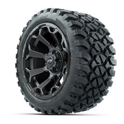 Set of (4) 14 in GTW Raven Wheels with 23x10-14 GTW Nomad Al - 3/4 view