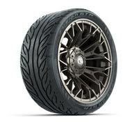 Set of (4) 14 in GTW® Stellar Matte Bronze Wheels with 205/40-R14 Fusion GTR Street Tires
