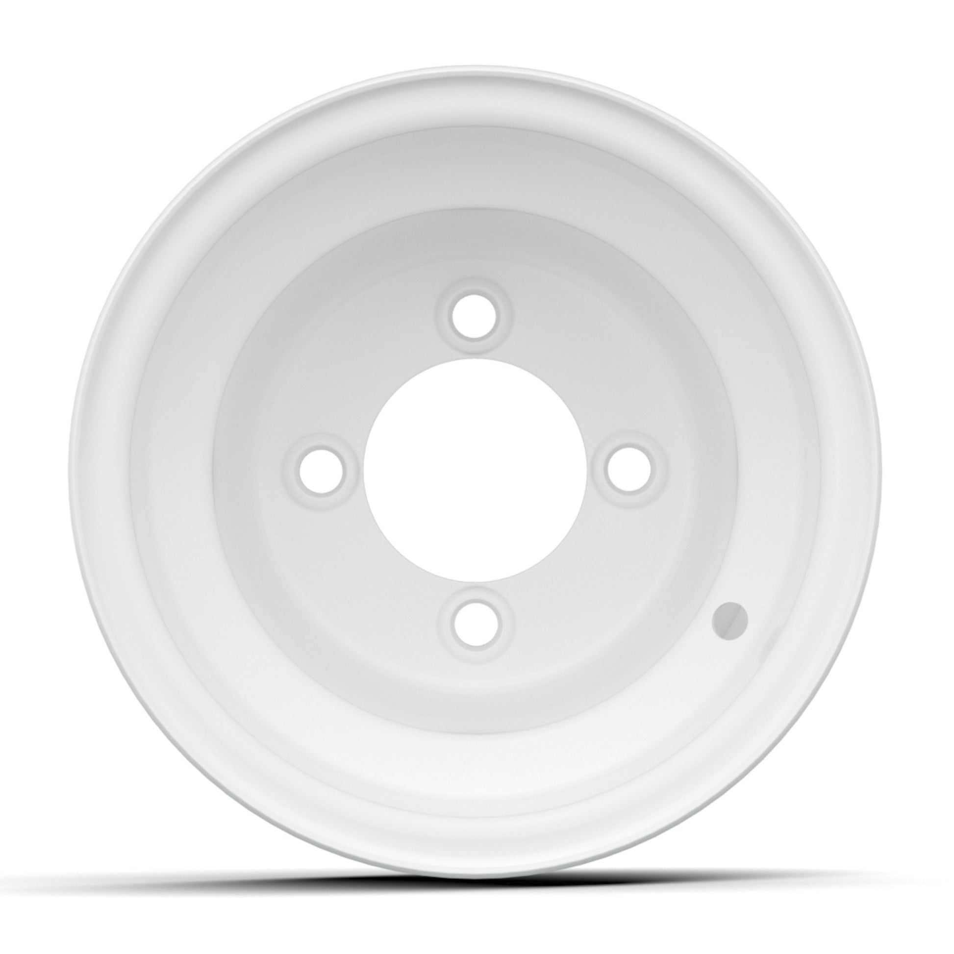 8″ GTW White Steel Wheel (2:5 Offset)