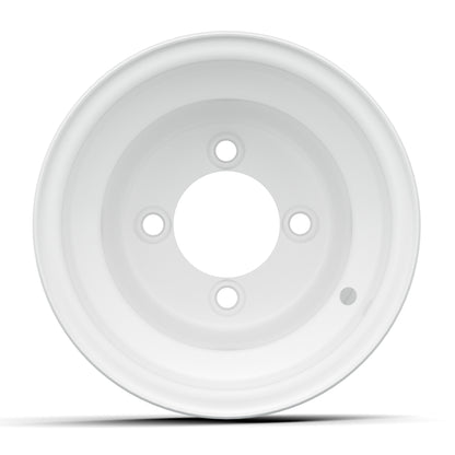 8″ GTW White Steel Wheel (2:5 Offset)