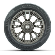 GTW® Vandal Bronze/Machined 14 in Wheels with 255/45-R14 Fus - front view