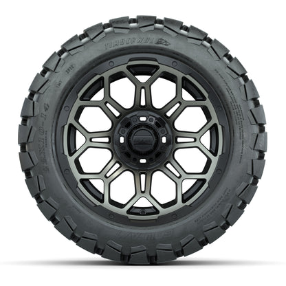 Set of (4) 14 in GTW Bravo Wheels with 22x10-14 GTW Timberwo - front view