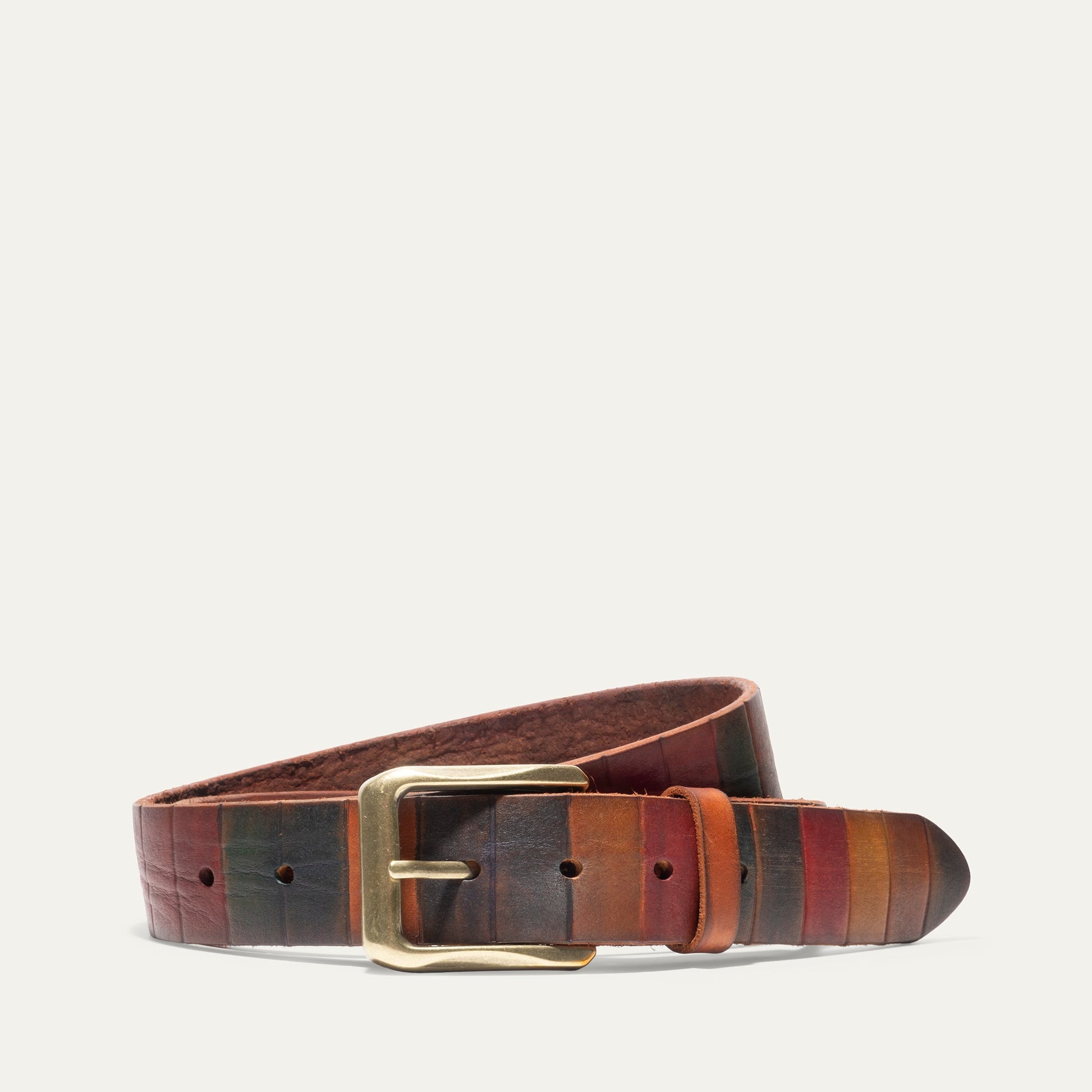 Hand Painted Color Block Belt