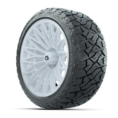 GTW Blur Gloss White 16 in Wheels with 225/40-R16 Maverick Hybrid Tires – Full Set