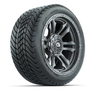 GTW Shogun Gunmetal 14 in Wheels with 225/30-14 Mamba Street Tires – Full Set