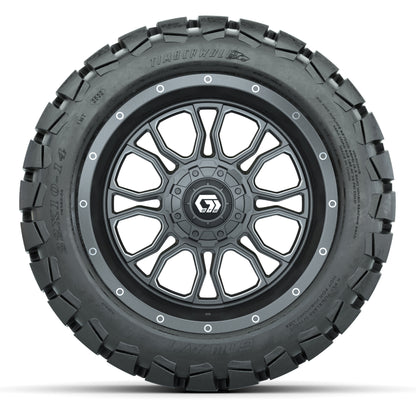 GTW Volt Gunmetal 14 in Wheels with 22X10-14 Timberwolf All- - front view