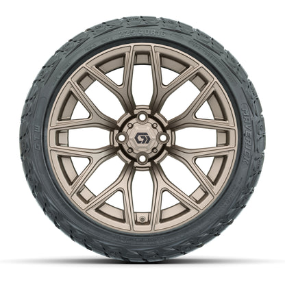 GTW Monaco Matte Bronze 16 in Wheels with 225/40-R16 Maverick Hybrid Tires – Full Set