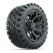 Set of (4) 14 in GTW Raven Wheels with 22x10-14 GTW Timberwolf All-Terrain Tires