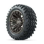 GTW Stellar Matte Bronze 14 in Wheels with 23x10.00-14 Rogue - 3/4 view