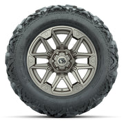 GTW Graffiti Bronze/Black 14 in Wheels with 25x10-14 Barrage - front view