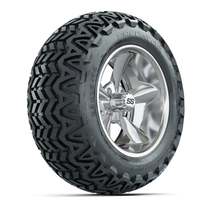 Set of (4) 14 in GTW Godfather Wheels with 23x10-14 GTW Predator All-Terrain Tires