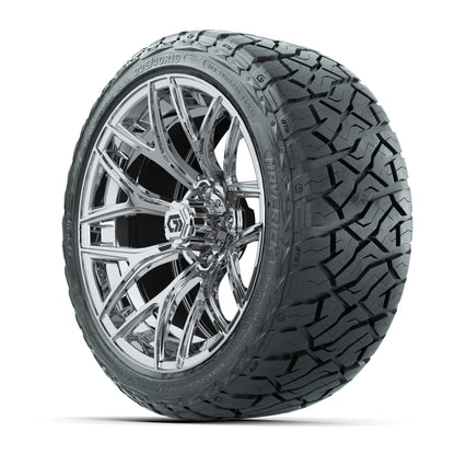 GTW Monaco Chrome 16 in Wheels with 225/40-R16 Maverick Hybrid Tires – Full Set