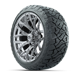 GTW Monaco Chrome 16 in Wheels with 225/40-R16 Maverick Hybrid Tires – Full Set
