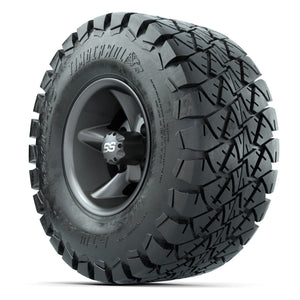 GTW Godfather Matte Gray 10 in Wheels with 22x10-10 Timberwolf All-Terrain Tires – Full Set
