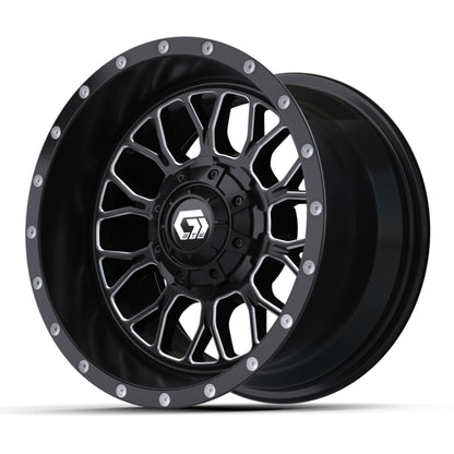 12″ GTW® Helix Black & Machined Wheel