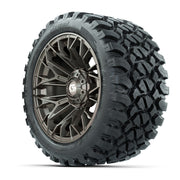 Set of (4) 14 in GTW® Stellar Matte Bronze Wheels with 23x10 - 3/4 view