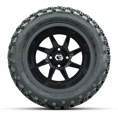 GTW Reaper Gloss Black 14 in Wheels with 23X10-R14 Rogue All-Terrain Tires – Full Set