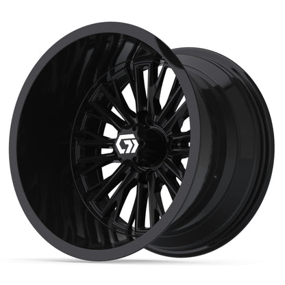 Viper Ultra-Wide 14 inch GTW golf cart wheel - Glossy Black