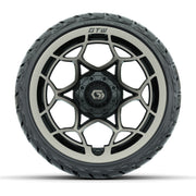 GTW Nexus Gloss Black/Bronze 14 in Wheels with 205/35-R14 Ma - front view
