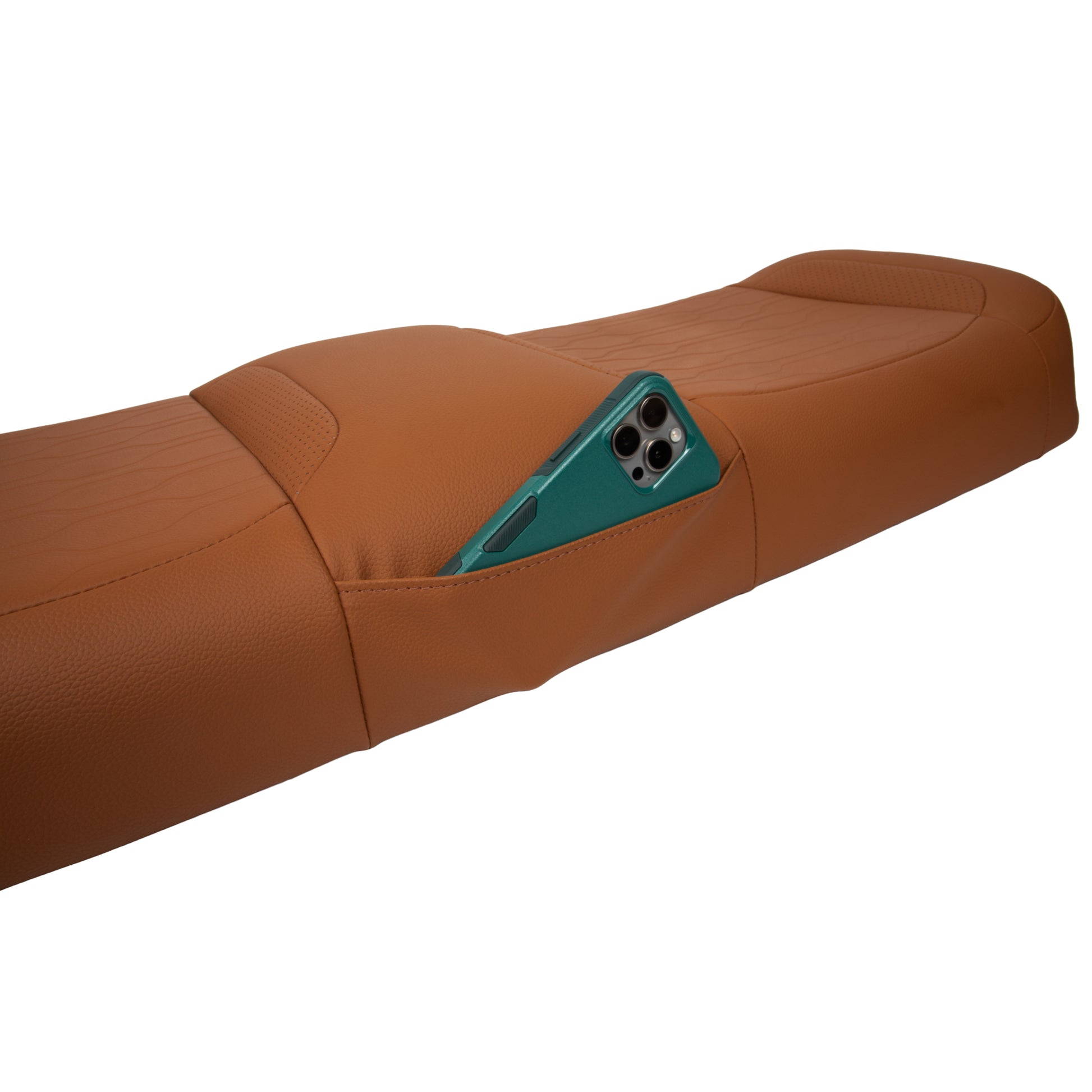 MadJax® EZGO TXT/RXV/L4/S4 Caramel Brown Aspen Front Seat Cushions