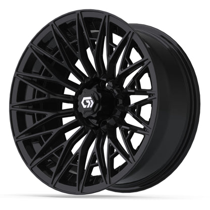 Blur 16 inch GTW golf cart wheel - Gloss Black