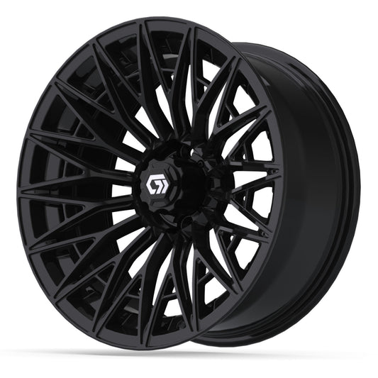 Blur 16 inch GTW golf cart wheel - Gloss Black