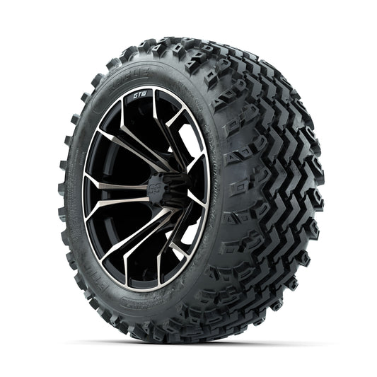 GTW Spyder Bronze/Matte Black 14 in Wheels with 23x10.00-14  - 3/4 view