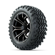 GTW Spyder Bronze/Matte Black 14 in Wheels with 23x10.00-14  - 3/4 view