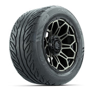 Set of (4) 14 in GTW Bravo Wheels with 255/45-R14 Fusion GTR Street Tires