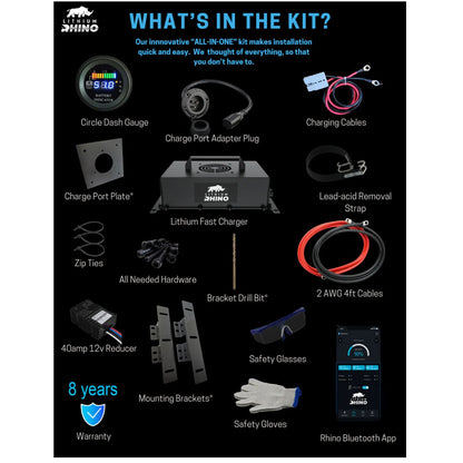 76V 105ah Lithium Conversion Kit