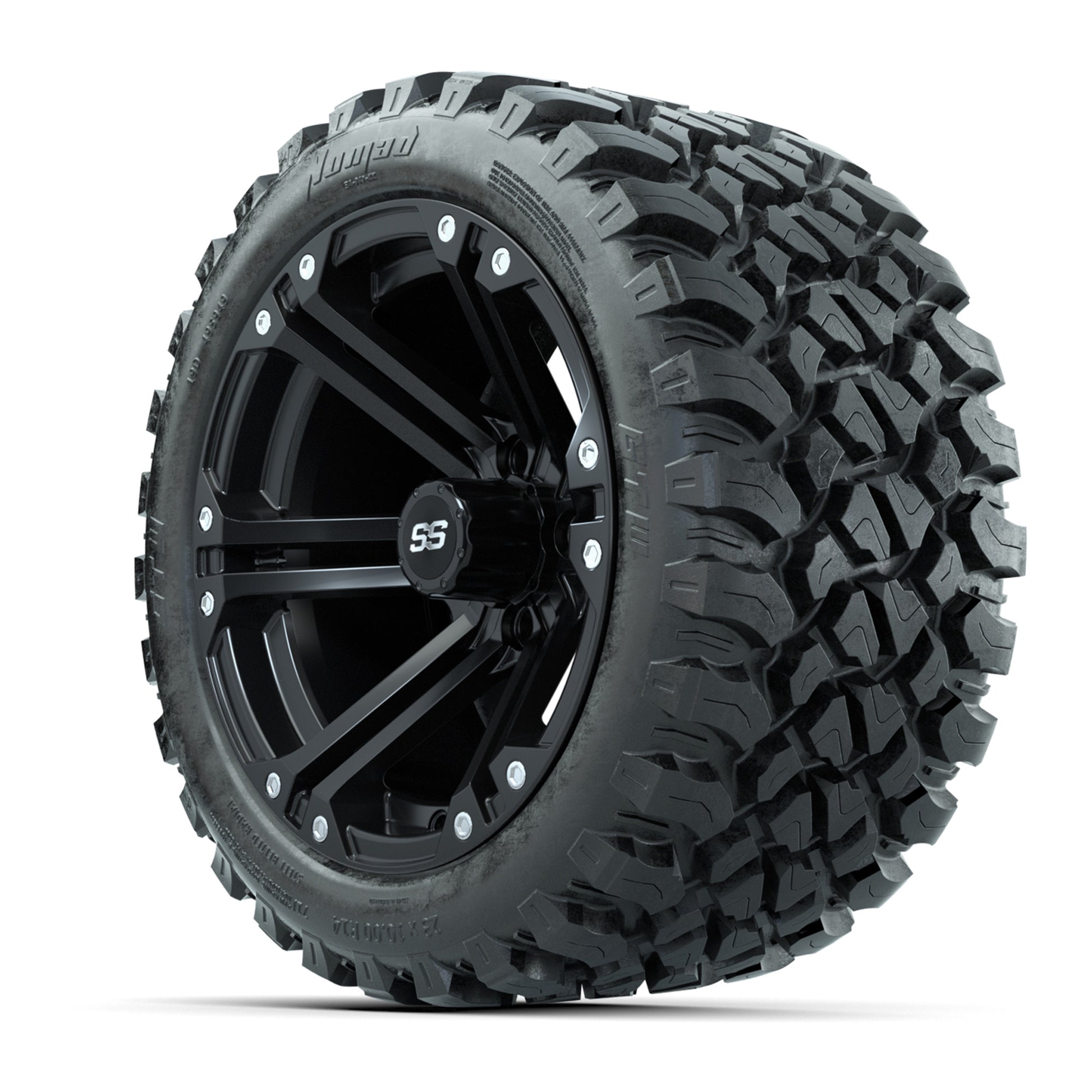 Set of (4) 14 in GTW Specter Wheels with 23x10-14 GTW Nomad  - 3/4 view