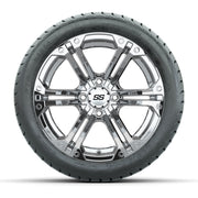 Set of (4) 14 in GTW Specter Wheels with 225/30-14 Mamba Str - front view