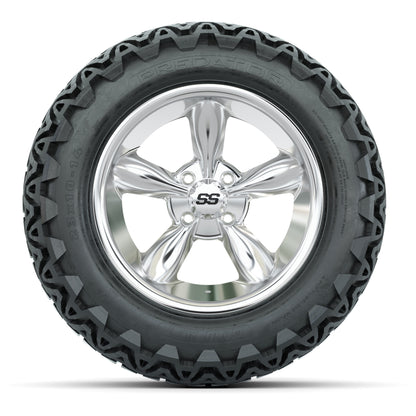 Set of (4) 14 in GTW Godfather Wheels with 23x10-14 GTW Pred - front view