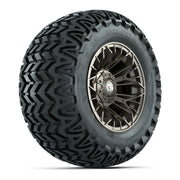 Set of (4) 12 in GTW® Stellar Matte Bronze Wheels with 23x10.5-12 Predator All-Terrain Tires